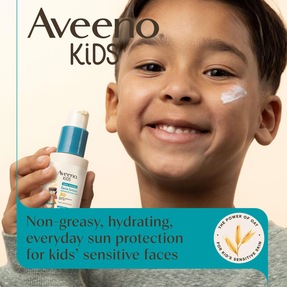 Aveeno Baby textura cremosa, absorción rápida y no grasa