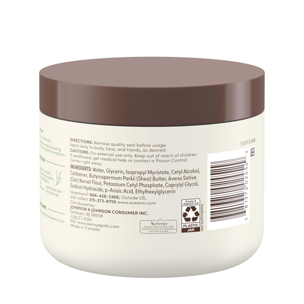 Aveeno rutina nocturna en mesita, ideal para cuidado diario