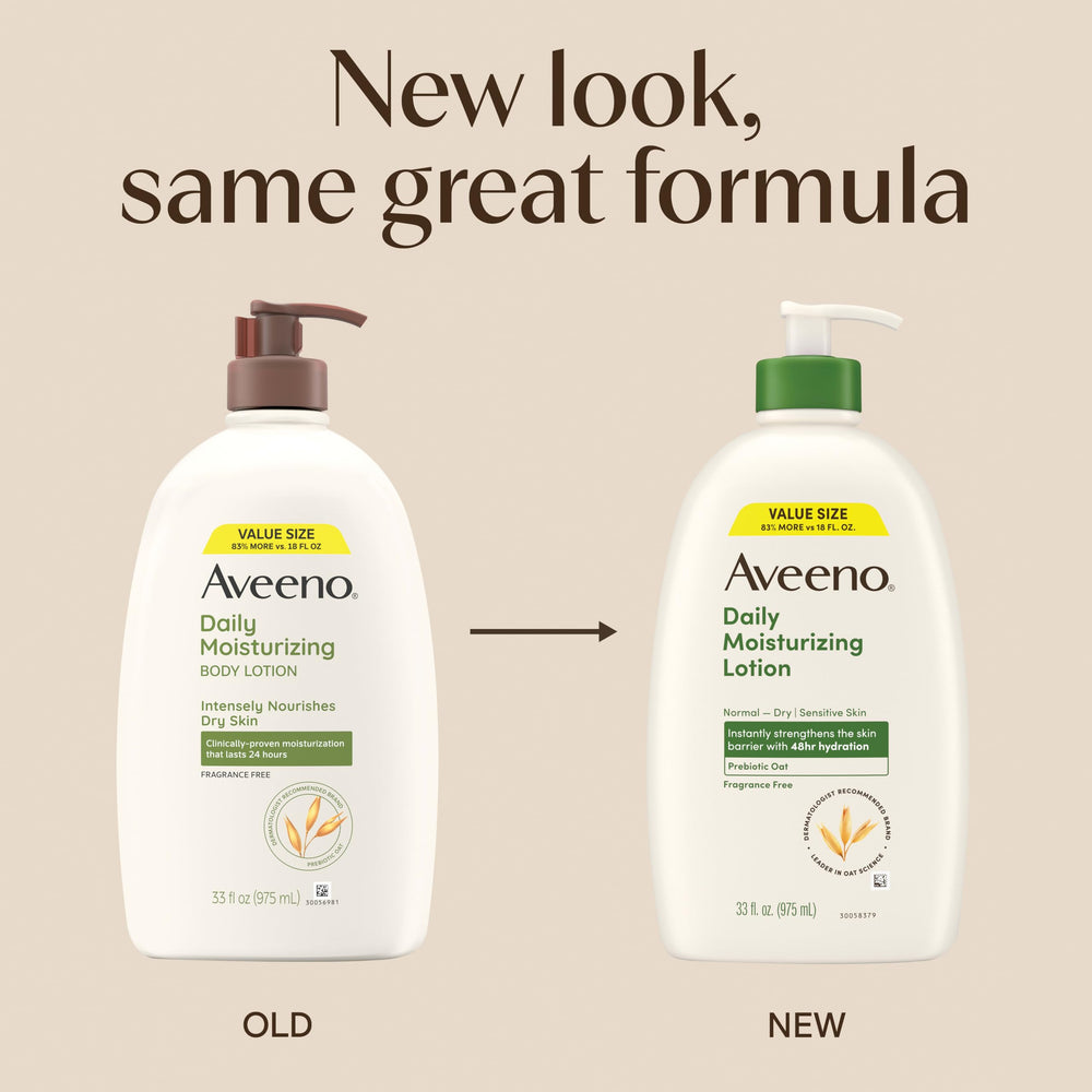 Textura cremosa de Aveeno que ilustra absorción rápida y sensación no grasa