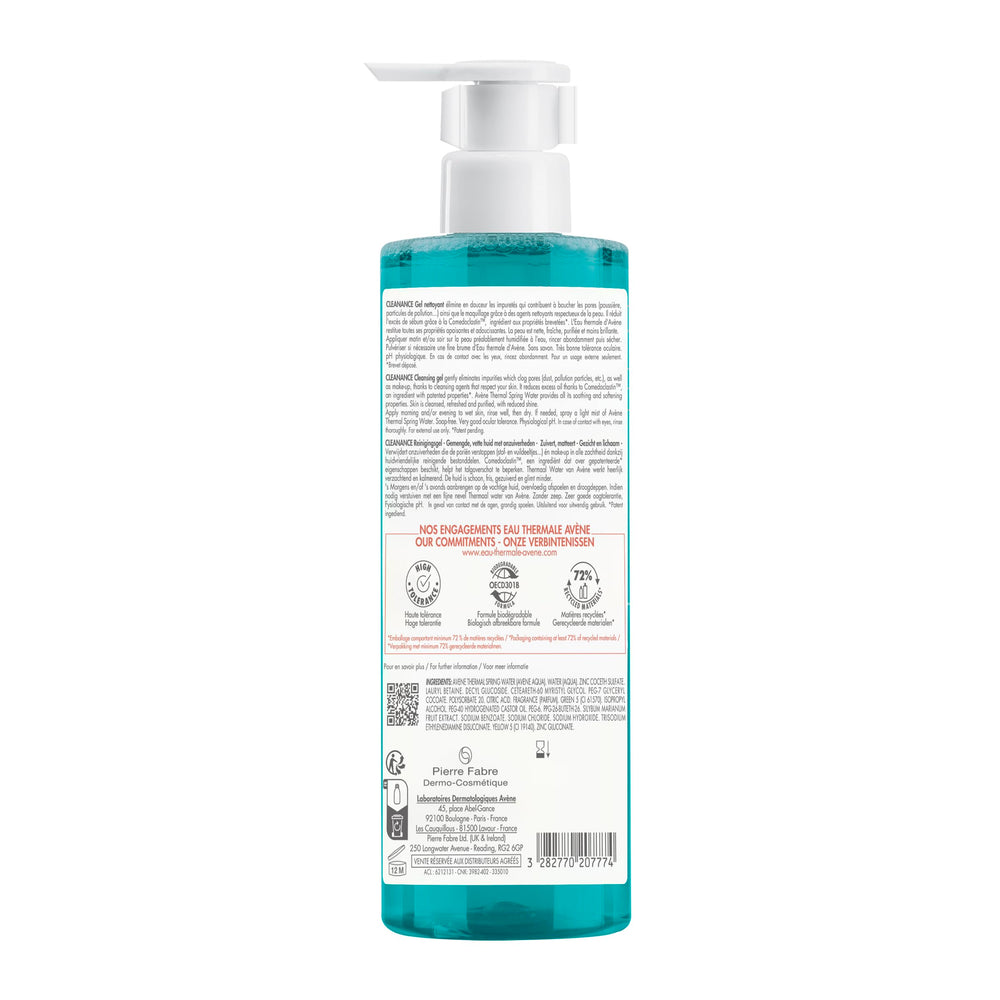 Avène Cleanance gel en baño lifestyle transmitiendo rutina diaria equilibrada