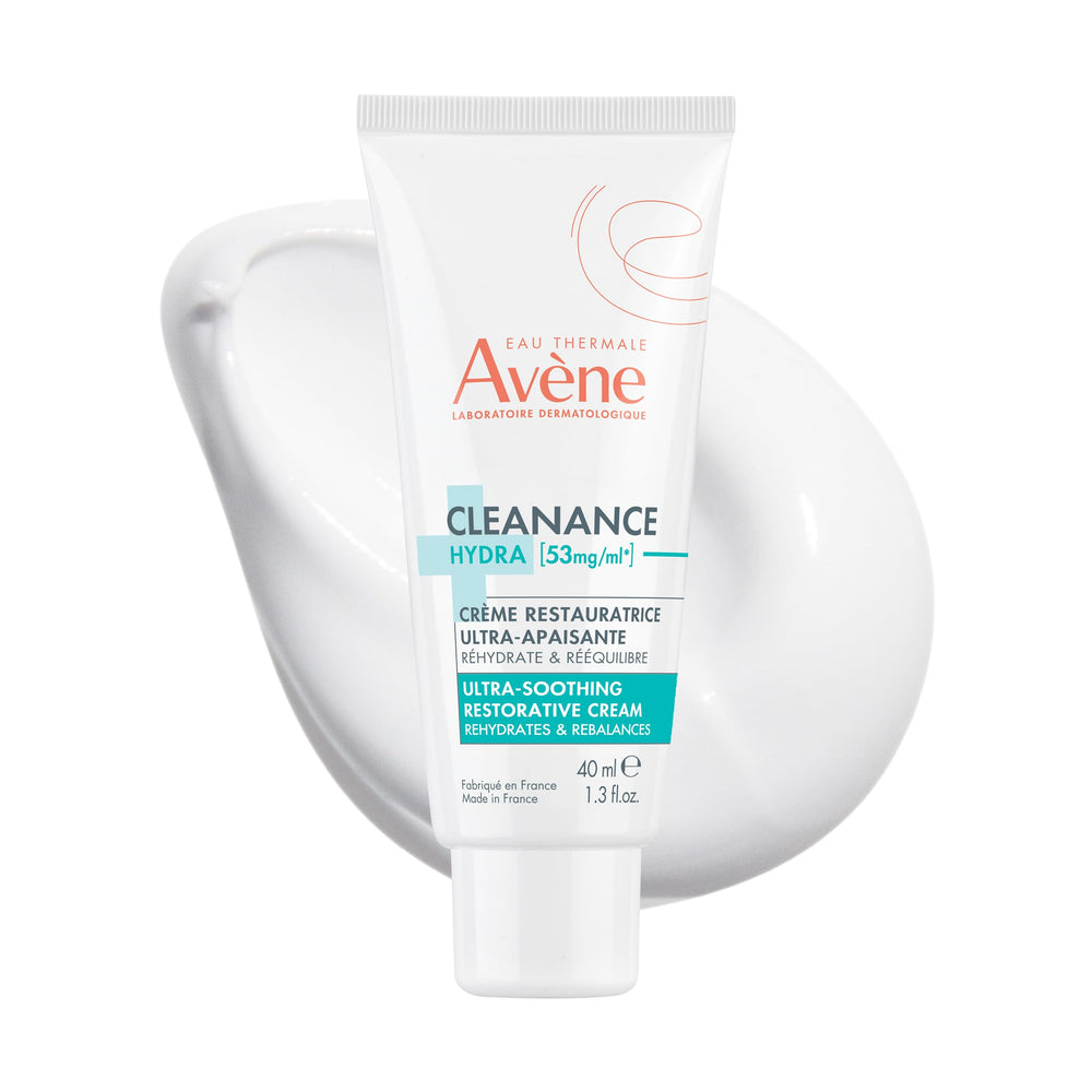 Eau Thermale Avène frasco frontal mostrando el envase y beneficio nutritivo