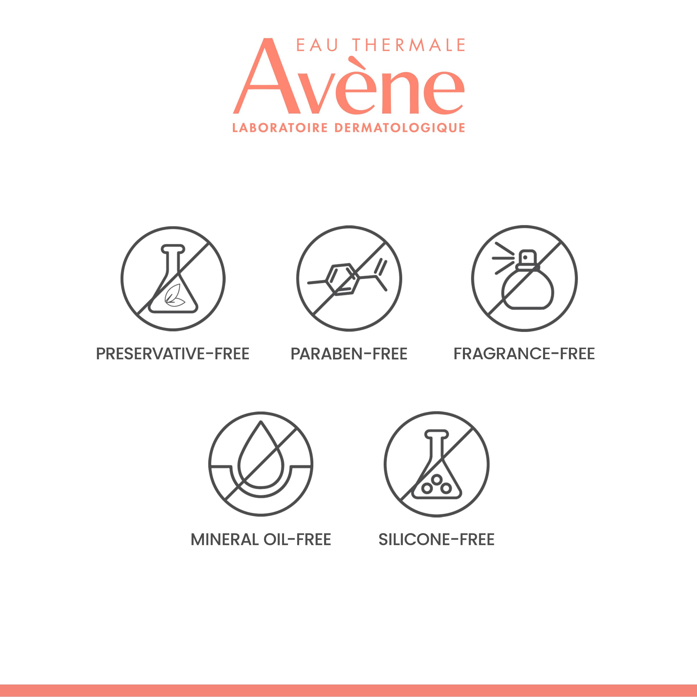 Avène aplicación en rostro ilustrando alivio y confort inmediato