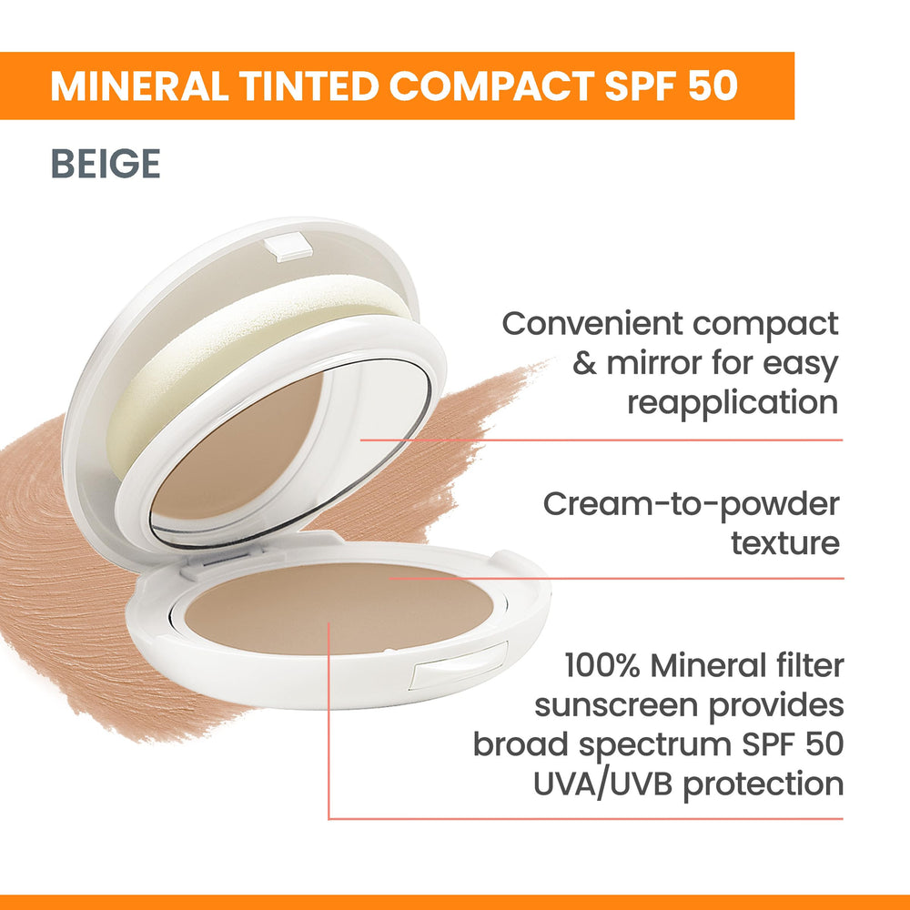 Avène detalle de textura crema a polvo que ofrece acabado mate natural