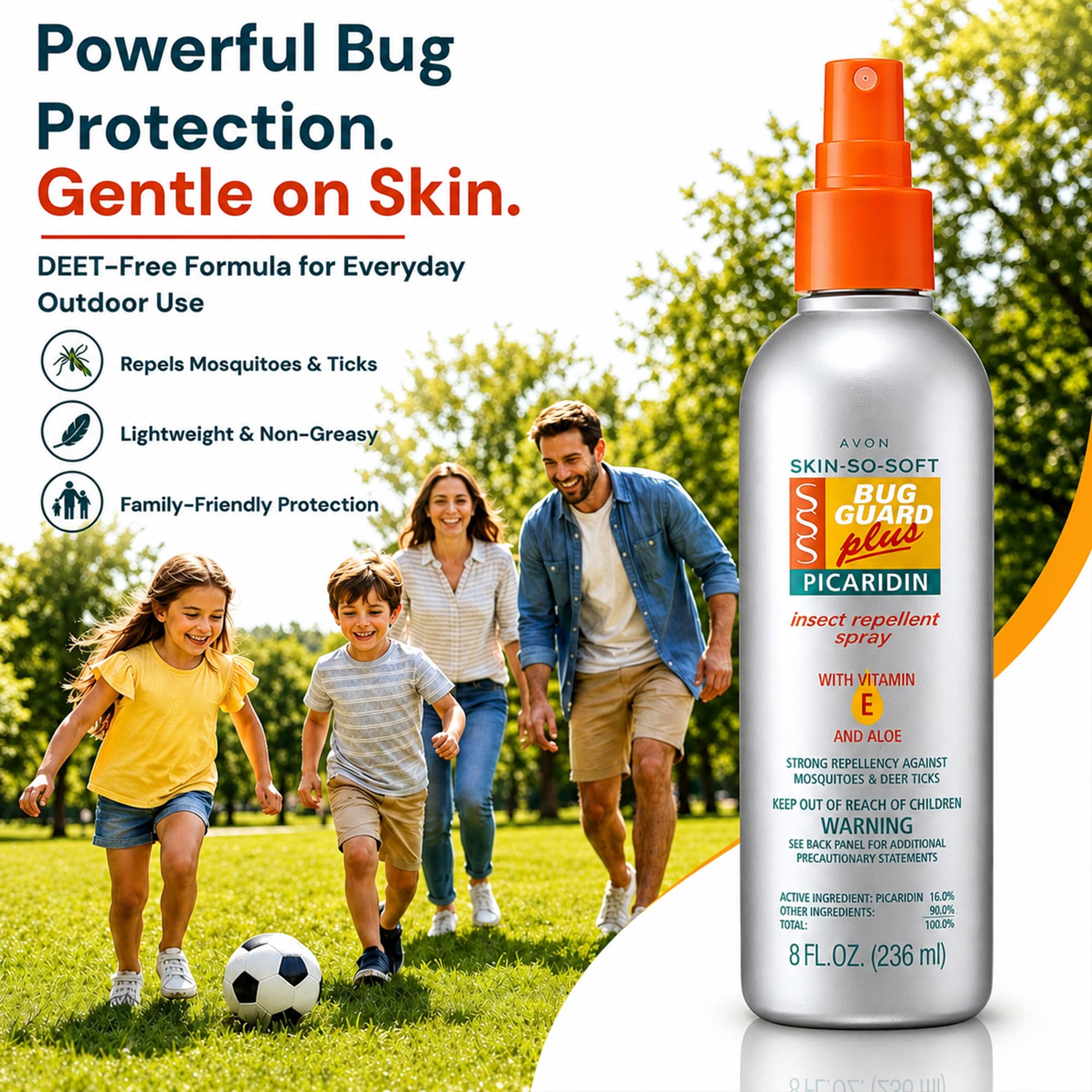 AVON detalle del rociador del spray para aplicación uniforme y controlada