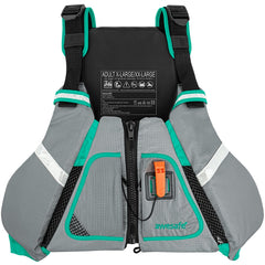 AWESAFE detalle del neopreno en hombros que mejora soporte y durabilidad