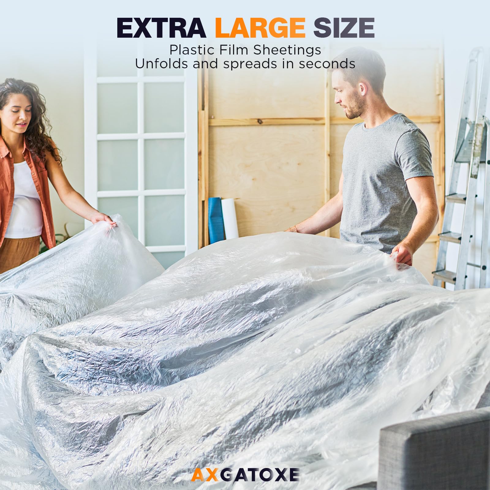 Axgatoxe primer plano del polietileno resistente y textura impermeable