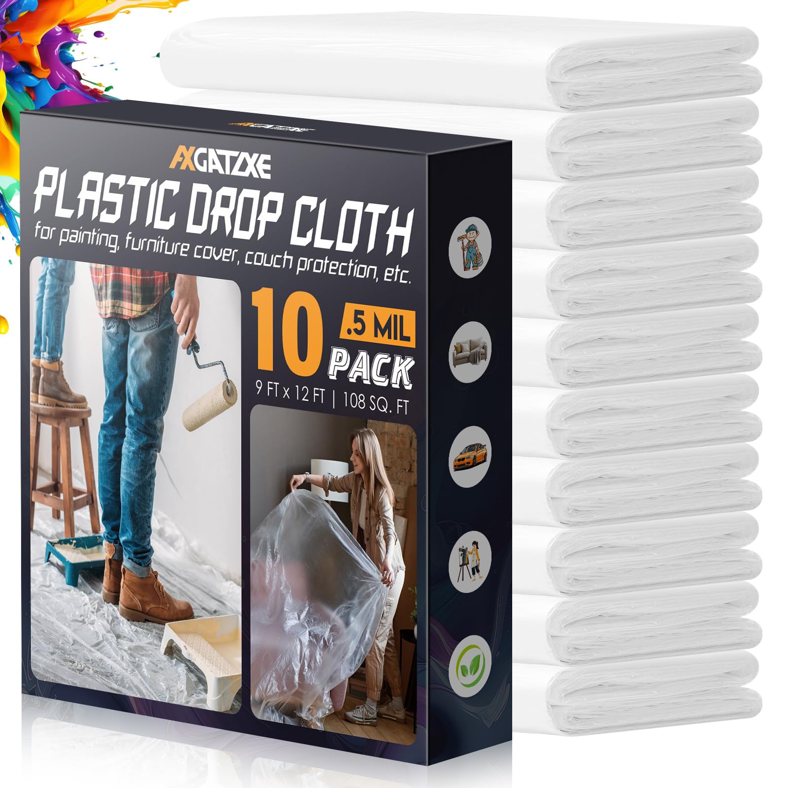 Axgatoxe empaque frontal mostrando las 10 unidades y contenido protegido