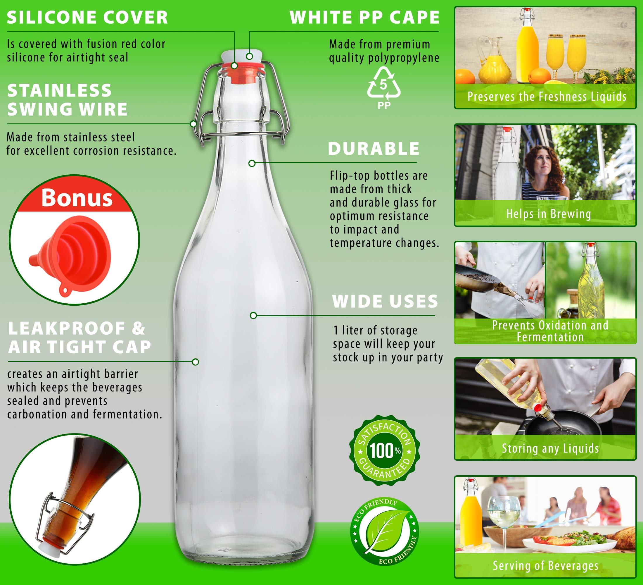 AYL botella con kombucha casera mostrando conservación de gas