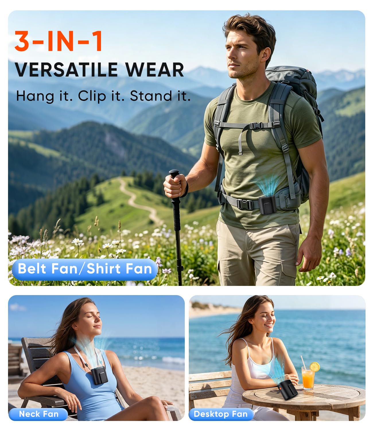 Aynvixt usado en modo cuello para manos libres y movilidad