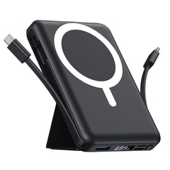 Azmuth frontal mostrando el cargador MagSafe y su diseño compacto beneficia movilidad