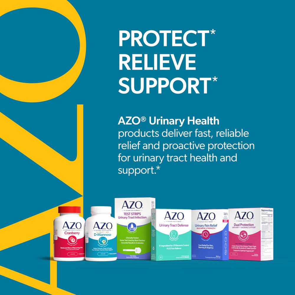 AZO capsules pouring from bottle emphasizing convenient capsule format