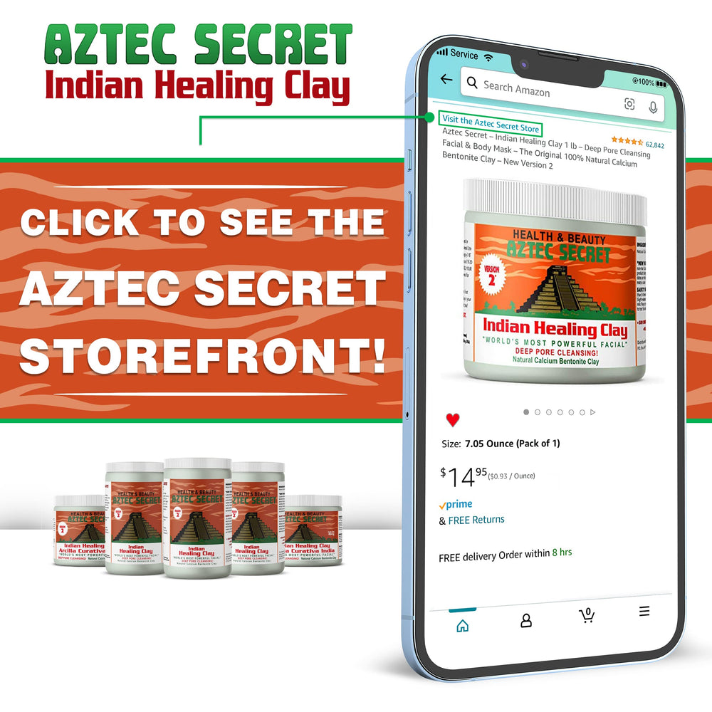 Aztec Secret envase junto a una mano para comparar tamaño y porciones prácticas