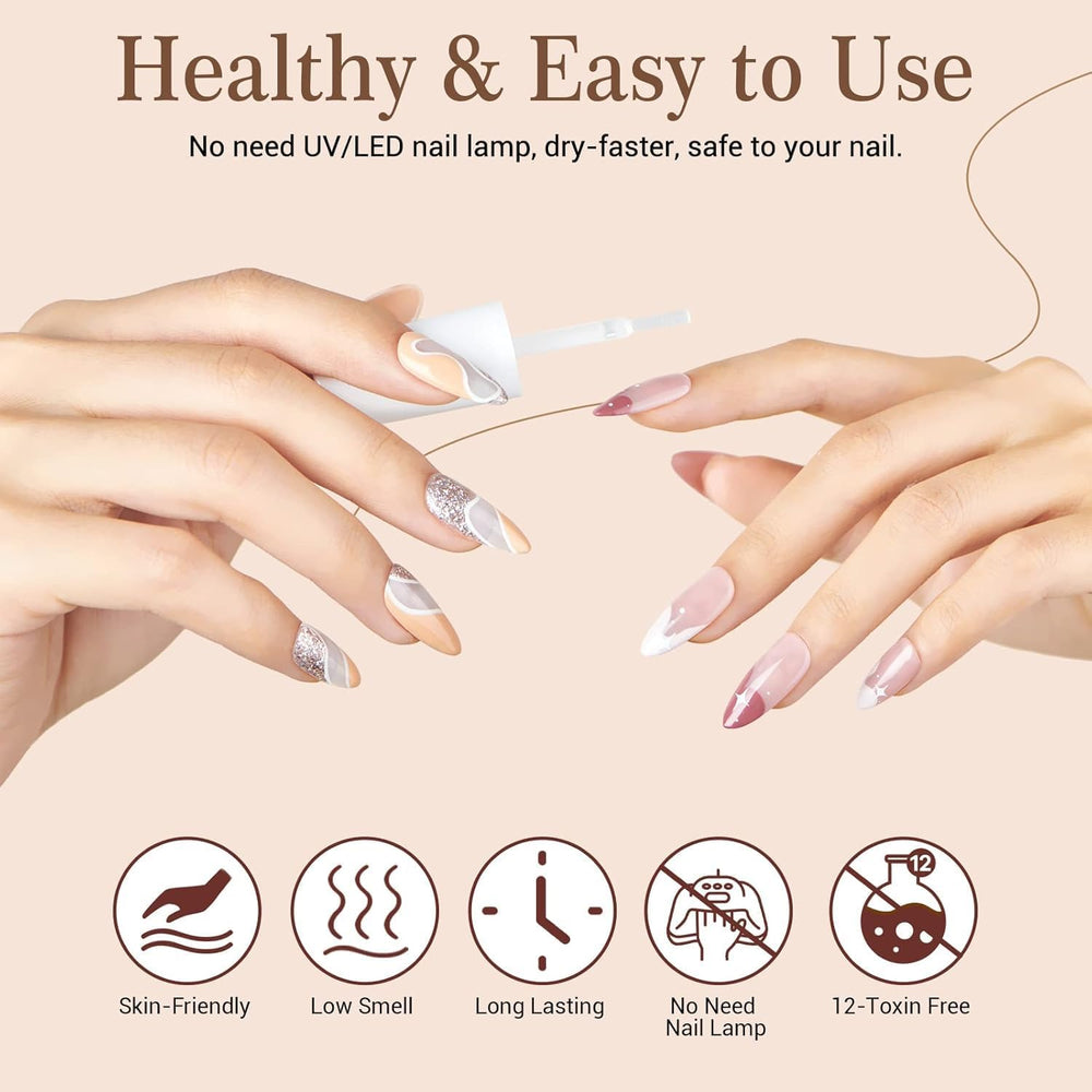 AzureBeauty activador en uso fijando el polvo para un secado rápido y duradero
