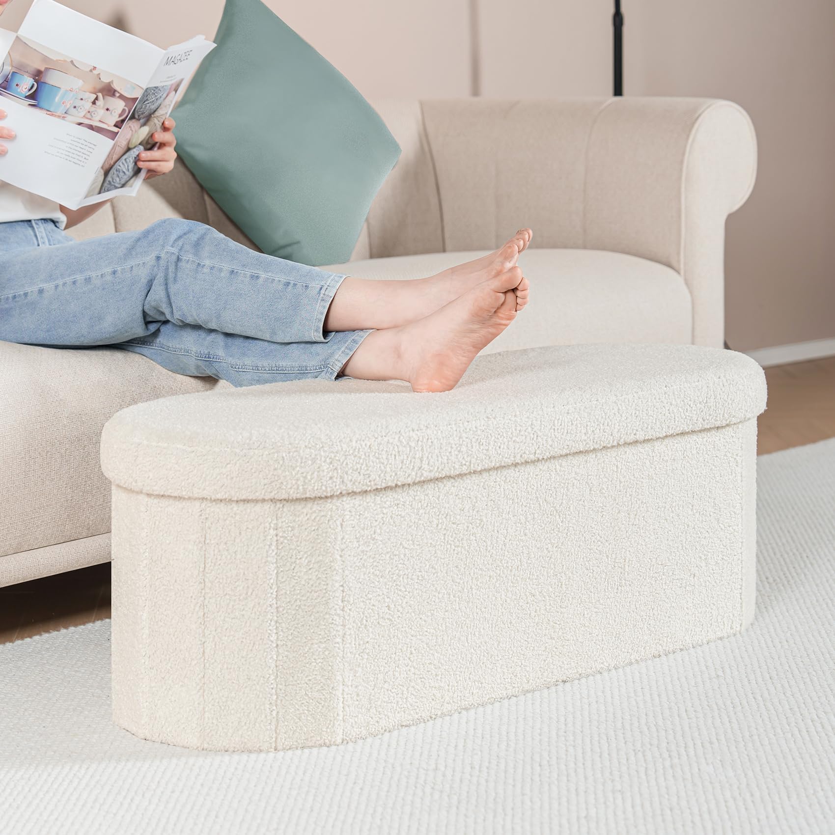 B FSOBEIIALEO thick cushion close-up highlighting comfort and durable support