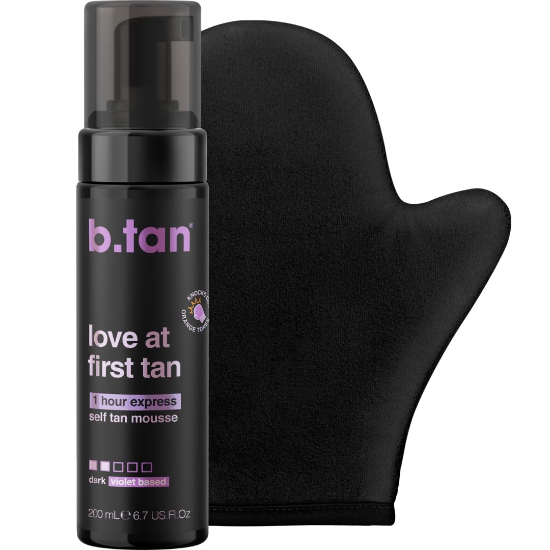 b.tan mousse frontal del envase mostrando acabado natural
