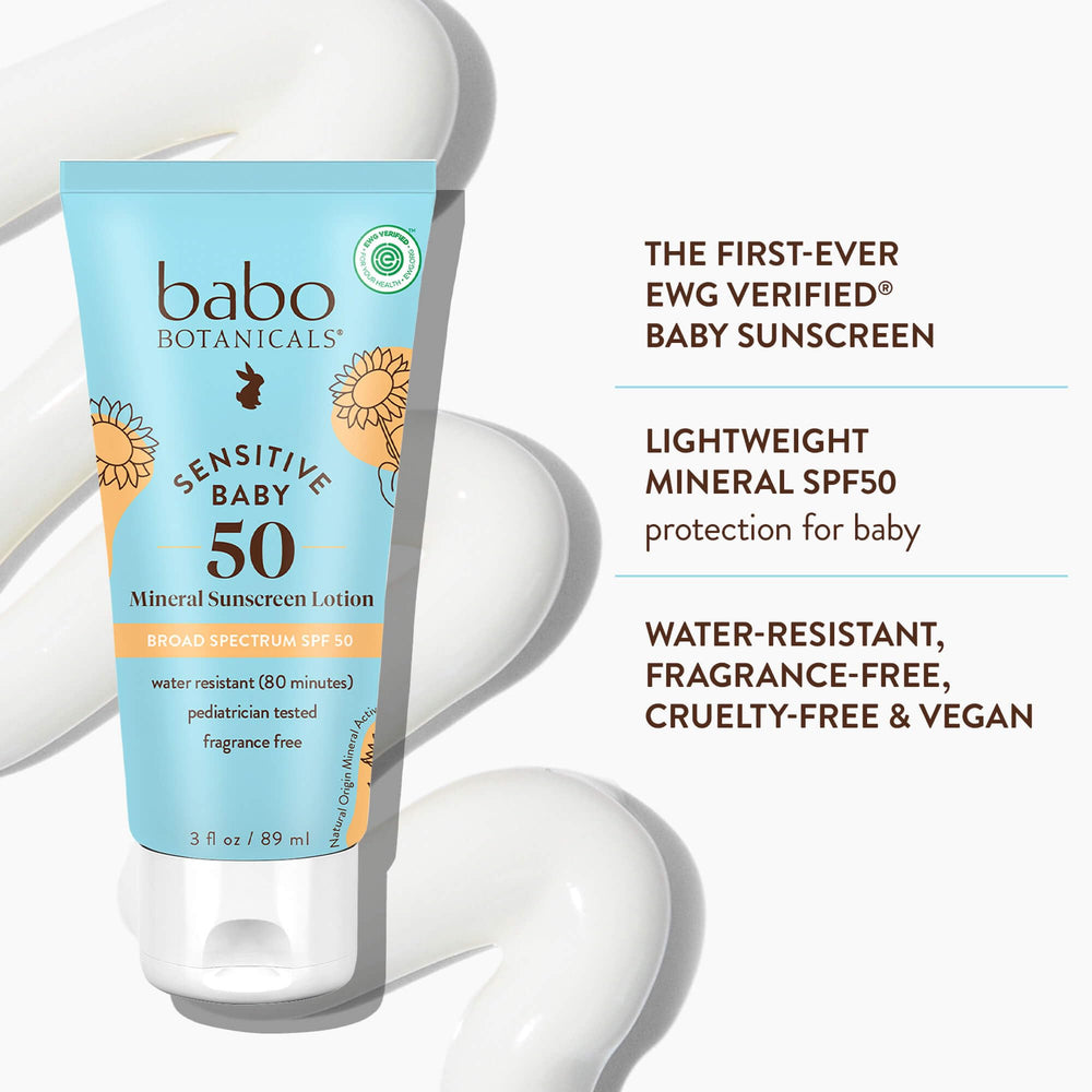 Babo Botanicals aplicación en rostro y cuerpo de un niño, uso seguro en piel sensible
