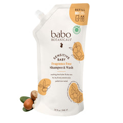 Babo Botanicals recarga frente mostrando diseño y ahorro de plástico