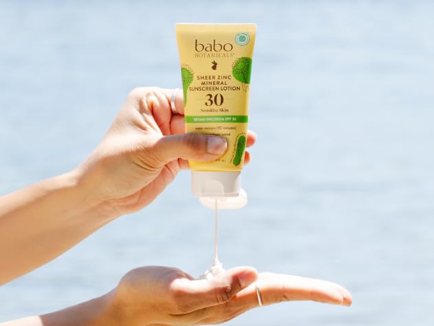 Babo Botanicals comparación de tamaño 3 oz ideal para bolso y viajes