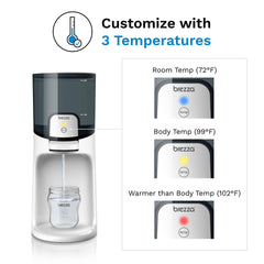 Baby Brezza depósito hermético de 50 oz abierto para rellenar fácil