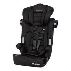 Baby Trend vista frontal del asiento Hoboken Black con acolchado cómodo