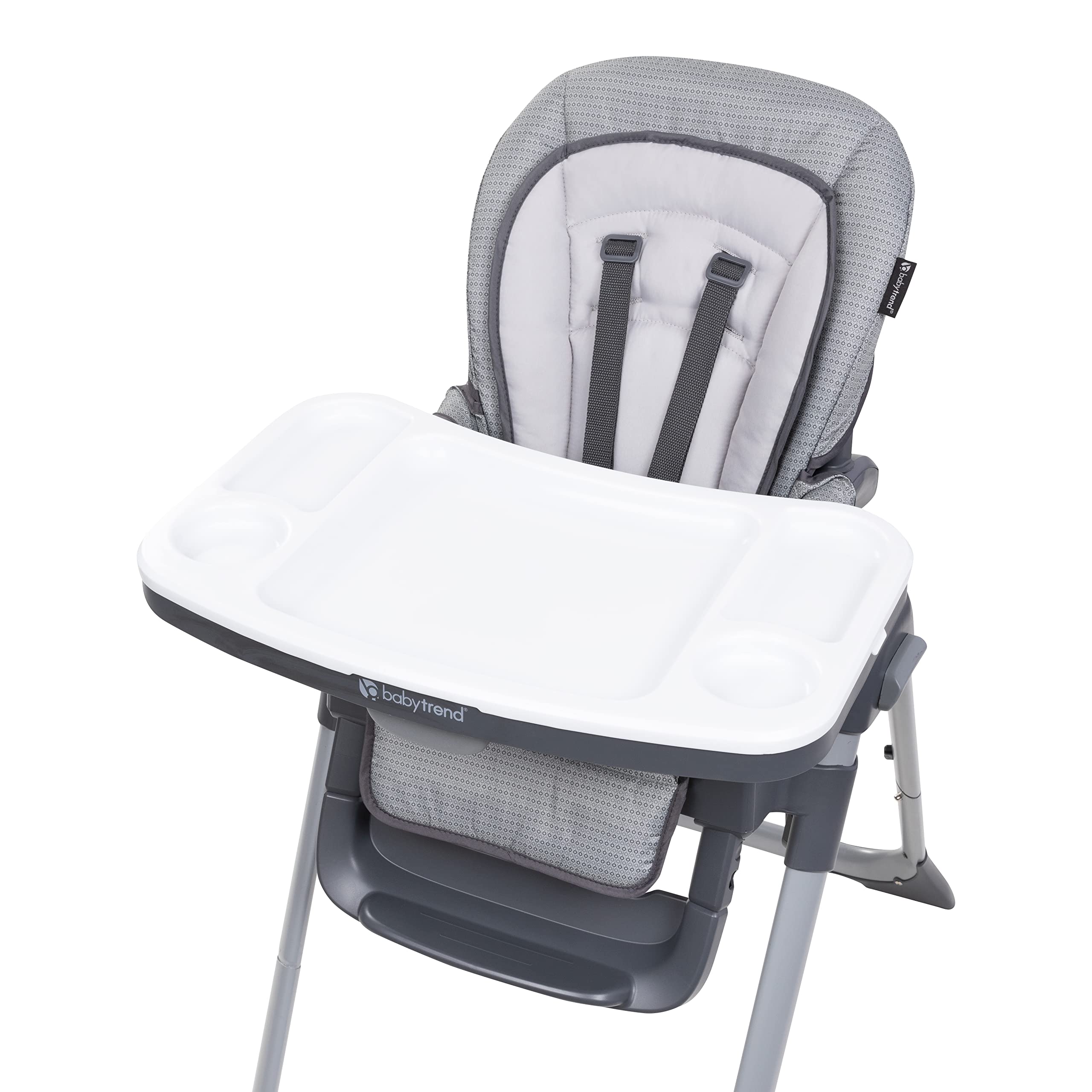 Baby Trend en modo toddler sin bandeja para uso como silla baja