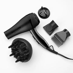 BaBylissPRO secador vista frontal con diseño ergonómico y potencia