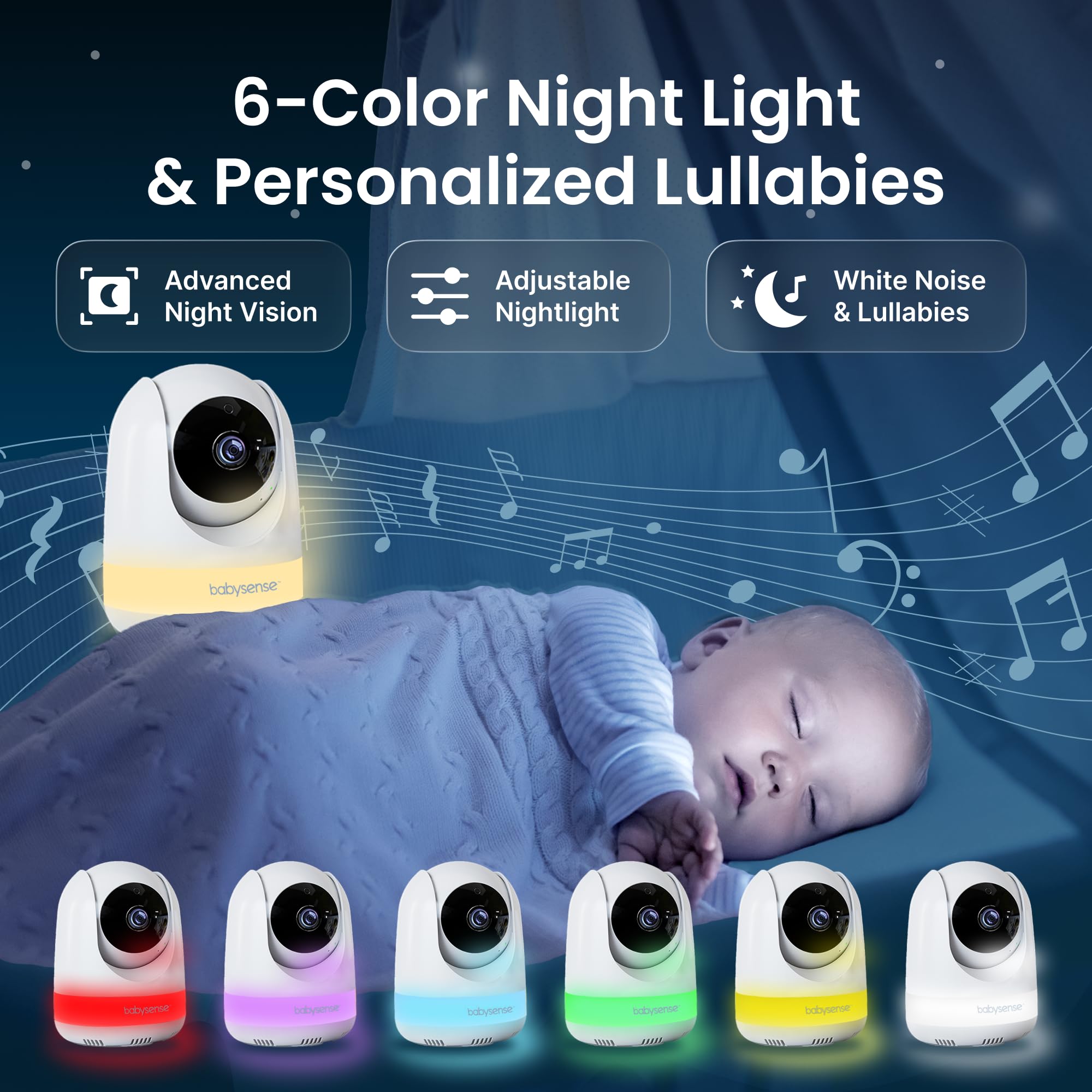 Babysense unidad parental con indicador de batería para monitorizar horas