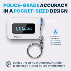 BACtrack C6 detalle del sensor BluFire que garantiza precisión