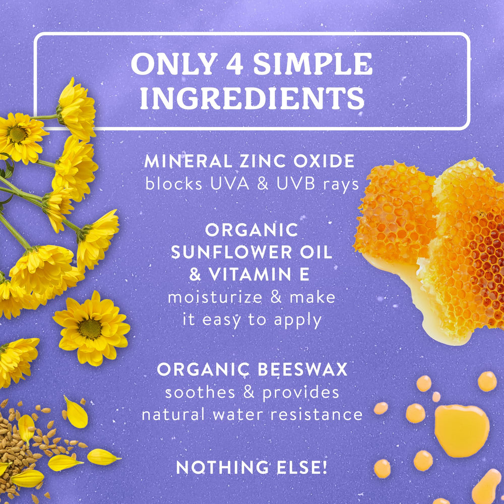 Badger ingredientes orgánicos visuales que transmiten limpieza y sencillez