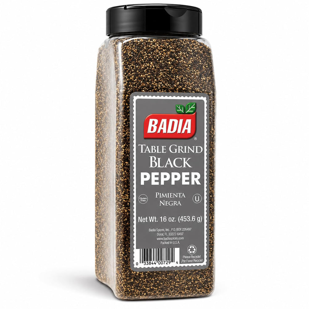 Badia bottle front packaging showing label and volume for quick identification and value