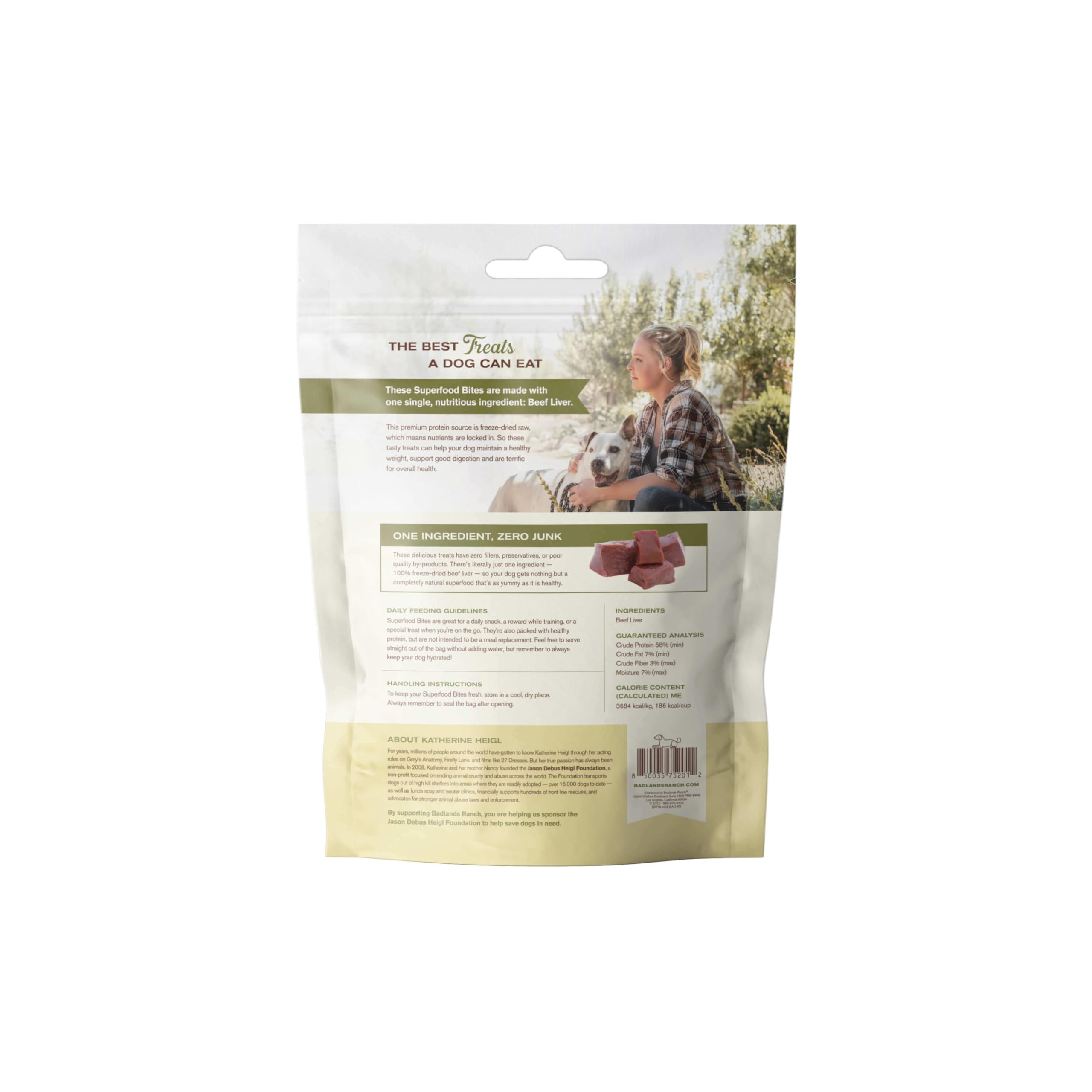 BADLANDS RANCH primer plano de textura crujiente que conserva sabor y nutrientes