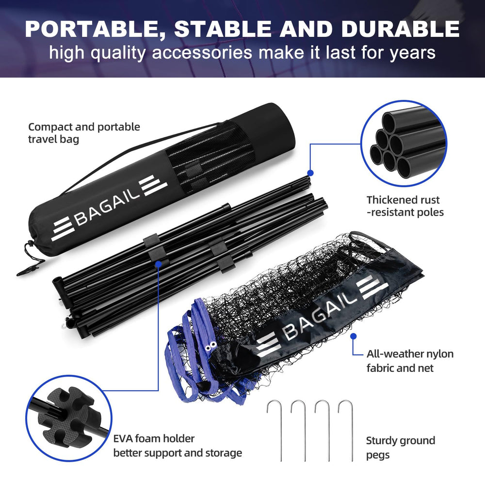 BAGAIL primer plano del poste con recubrimiento y conector robusto