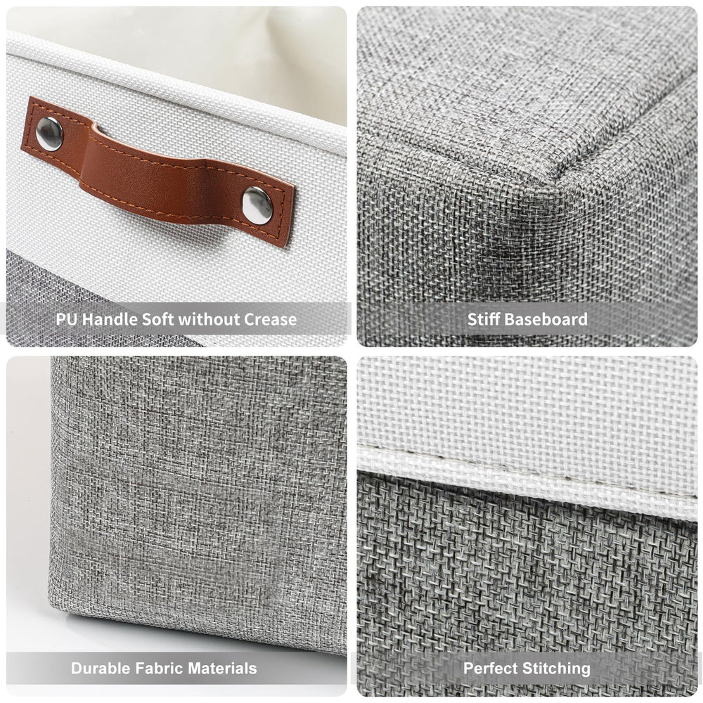 Bagnizer cestas colocadas en estantería mostrando integración decorativa y ahorro de espacio