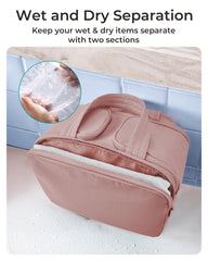 BAGSMART compartimento central con botellas en vertical para evitar derrames
