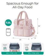 BAGSMART en picnic, bolsa portátil que mantiene comida organizada