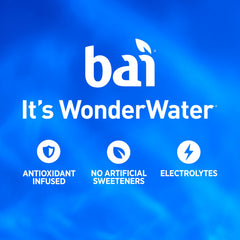 Bai etiqueta con ingredientes y vitaminas visible para elegir con confianza