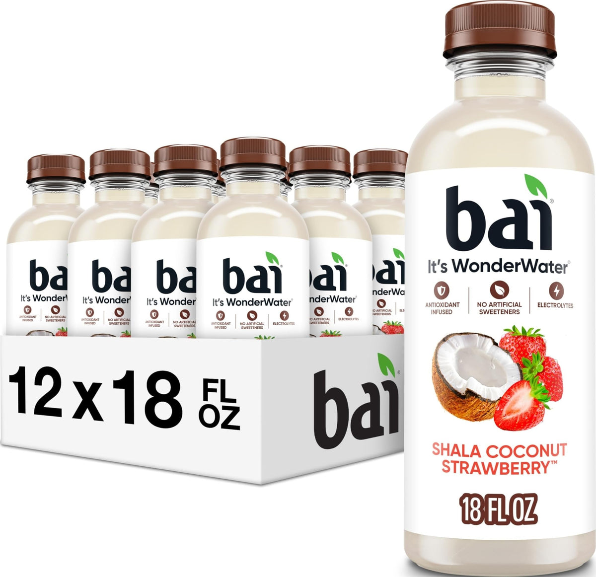 Bai frontal pack 12 botellas mostrando oferta y beneficios