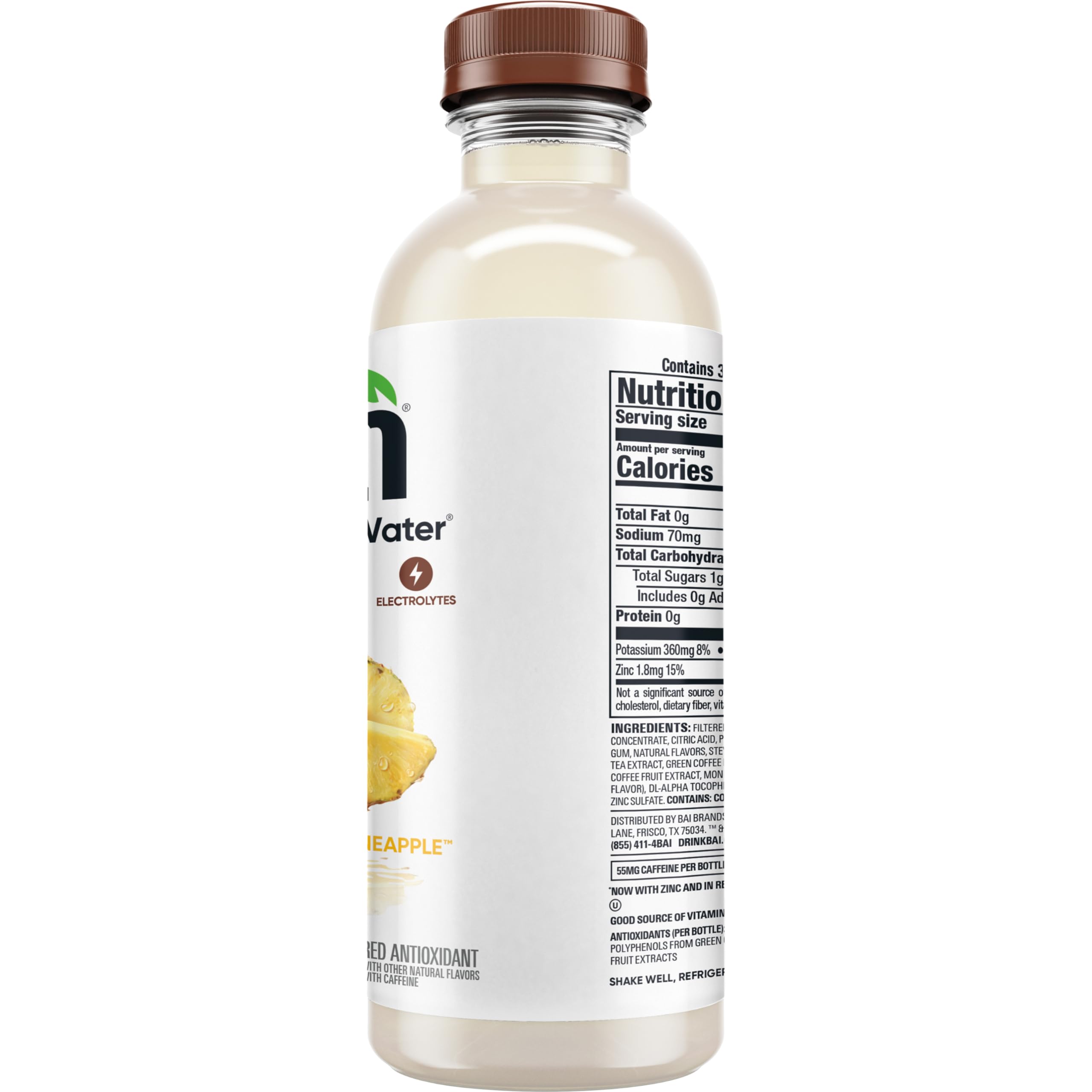 Bai mixed into mocktail showcasing versatility and low-calorie mixing benefit