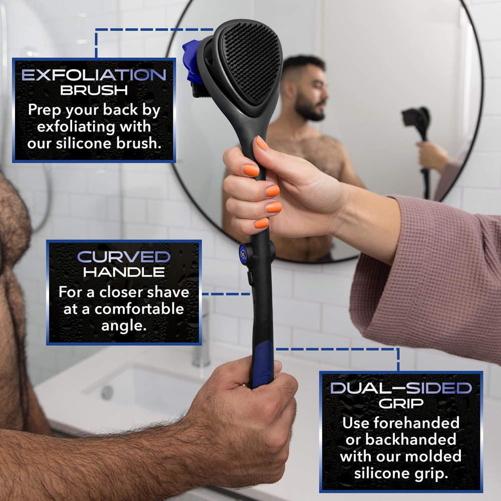 BakBlade agarre de silicona detalle para mayor comodidad y antideslizante