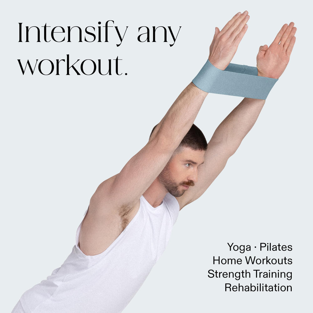Bala Bands en uso realizando puente de glúteos, activa musculatura de cadera
