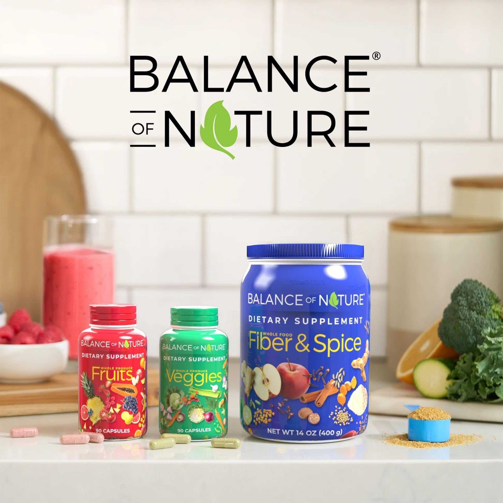 Balance of Nature en mesa de desayuno para ilustrar uso en rutina diaria