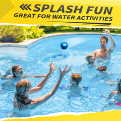 Bambilo pelotas en uso en piscina para juegos activos y divertidos