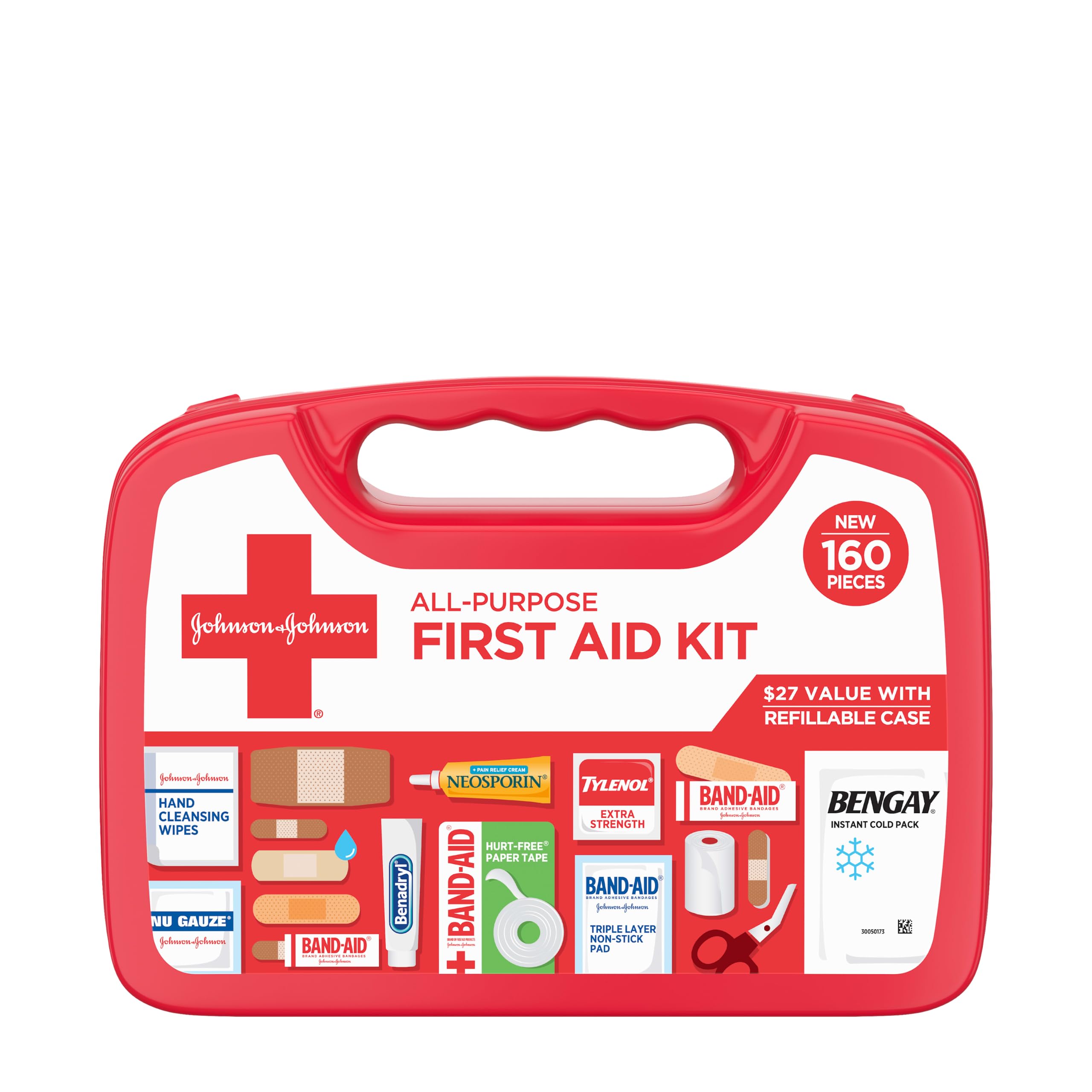 Band-Aid estuche frontal compacto, transporte fácil y protección inmediata