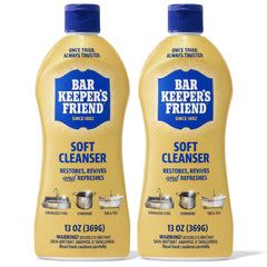 Bar Keepers Friend vista frontal del envase mostrando etiqueta y tamaño