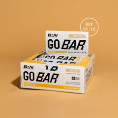 BARE PERFORMANCE NUTRITION Go Bar primer plano de textura de avena para energía fácil