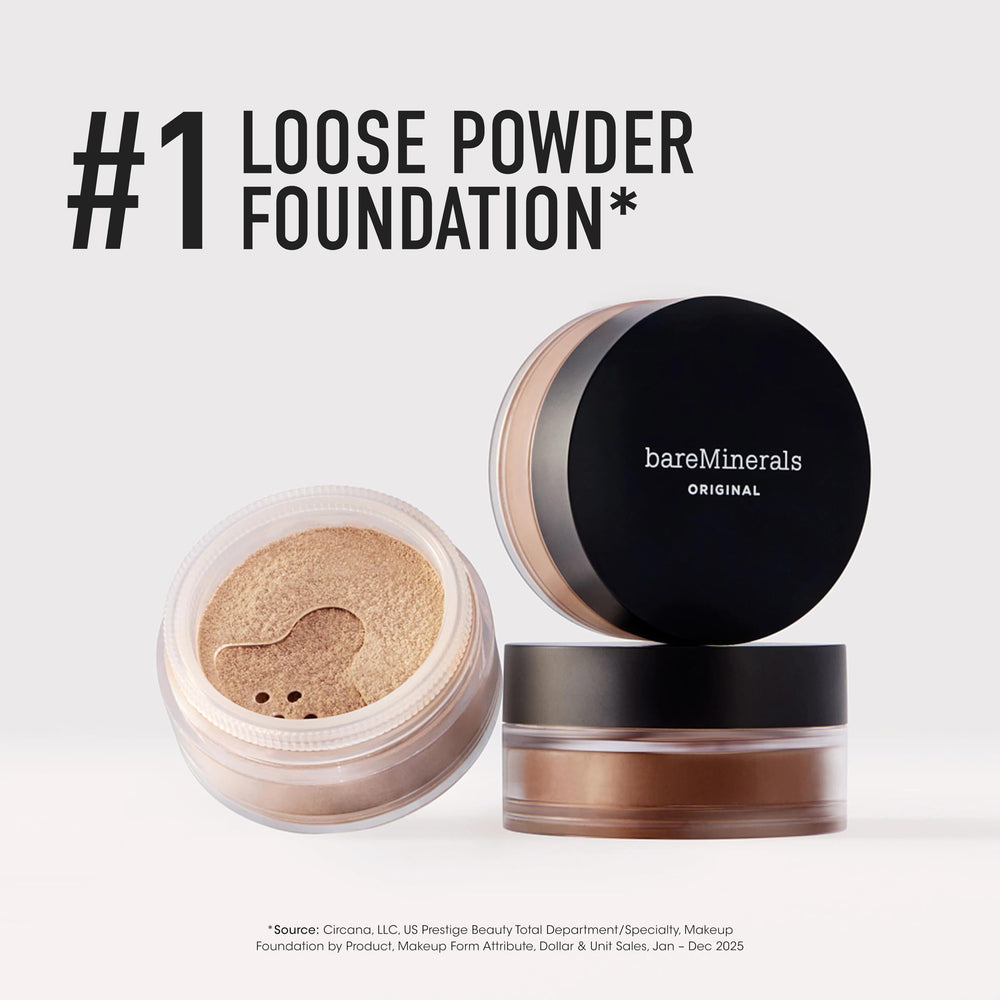 bareMinerals detalle de la etiqueta con ingredientes limpios y beneficios