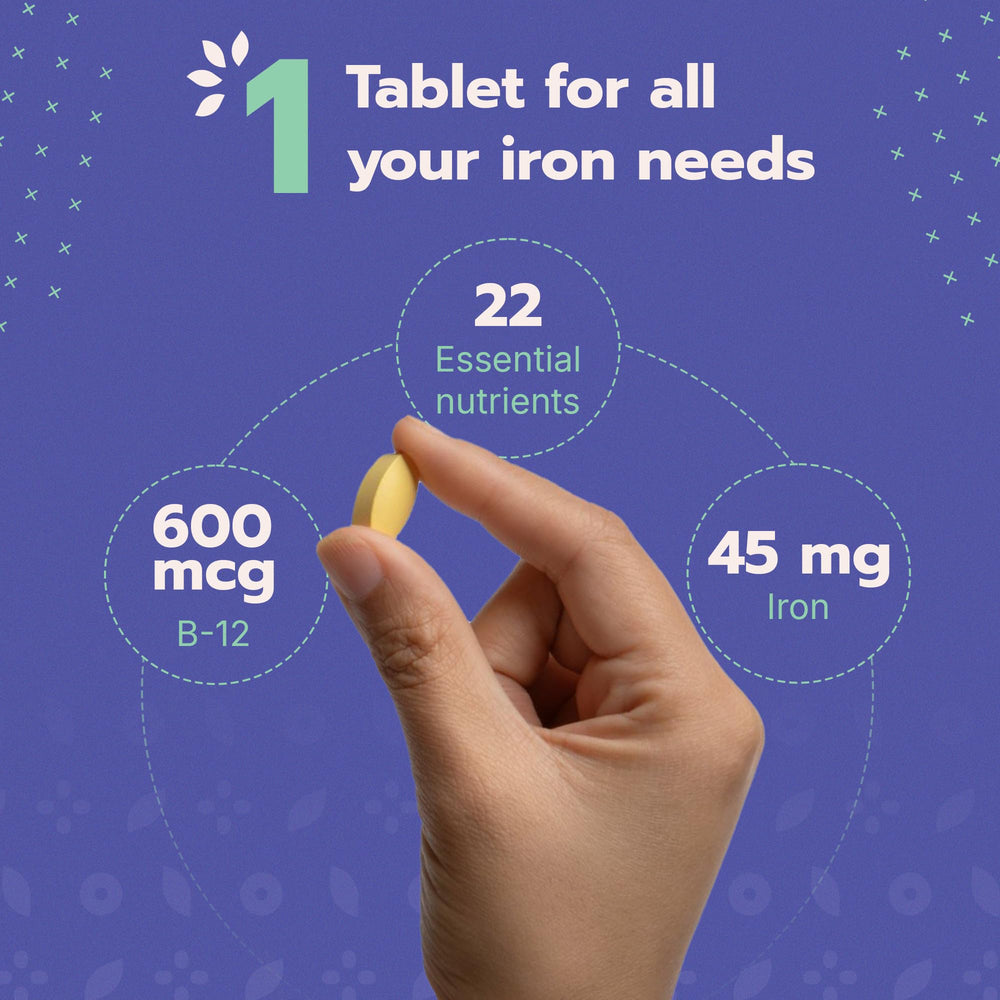 Bari Life tablet held in hand demonstrating easy single-dose daily use