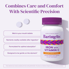 Barimelts label with supplement facts and directions, ensuring clarity and safe use