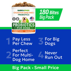 BARK&SPARK masticable en mano para comparar escala y facilitar la dosis diaria