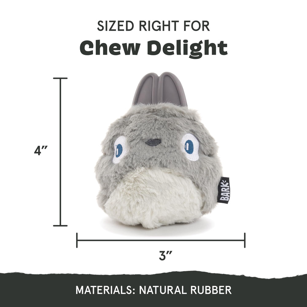 BarkBox close-up del tejido rip-and-reveal que estimula la curiosidad